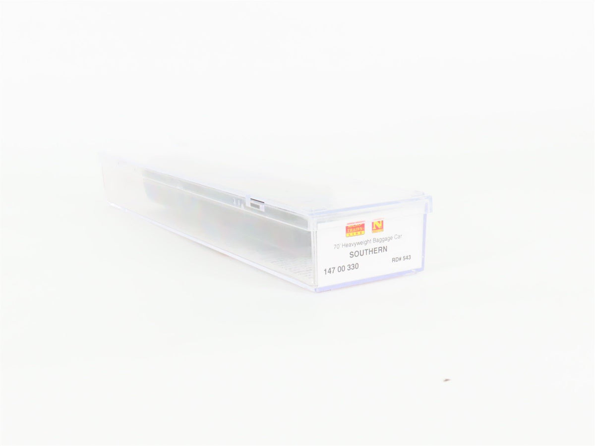 N Scale Micro-Trains MTL 14700330 SR Southern Railway 70&#39; Baggage Passenger 543