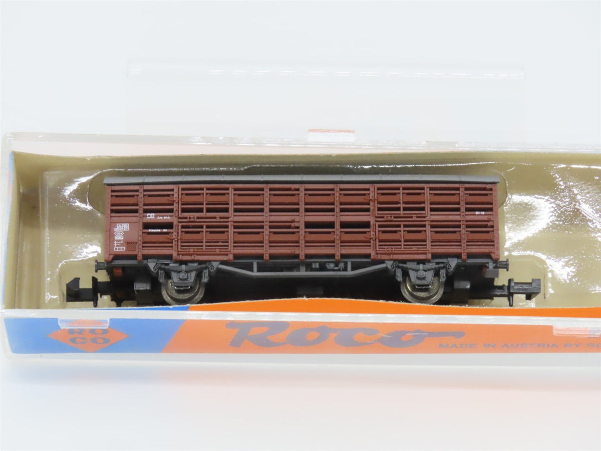 N Scale Roco 25051 DB Deutsche Bahn 2-Axle Stock Car