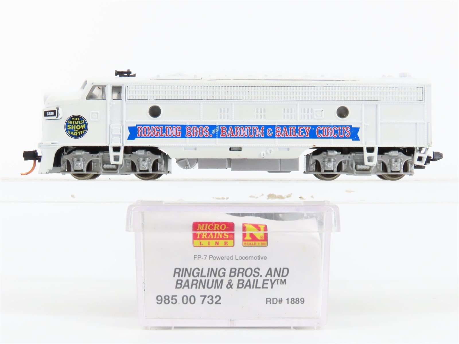 N Micro-Trains MTL / Model Power 98500732 Ringling Bros. Circus FP7 Diesel #7889