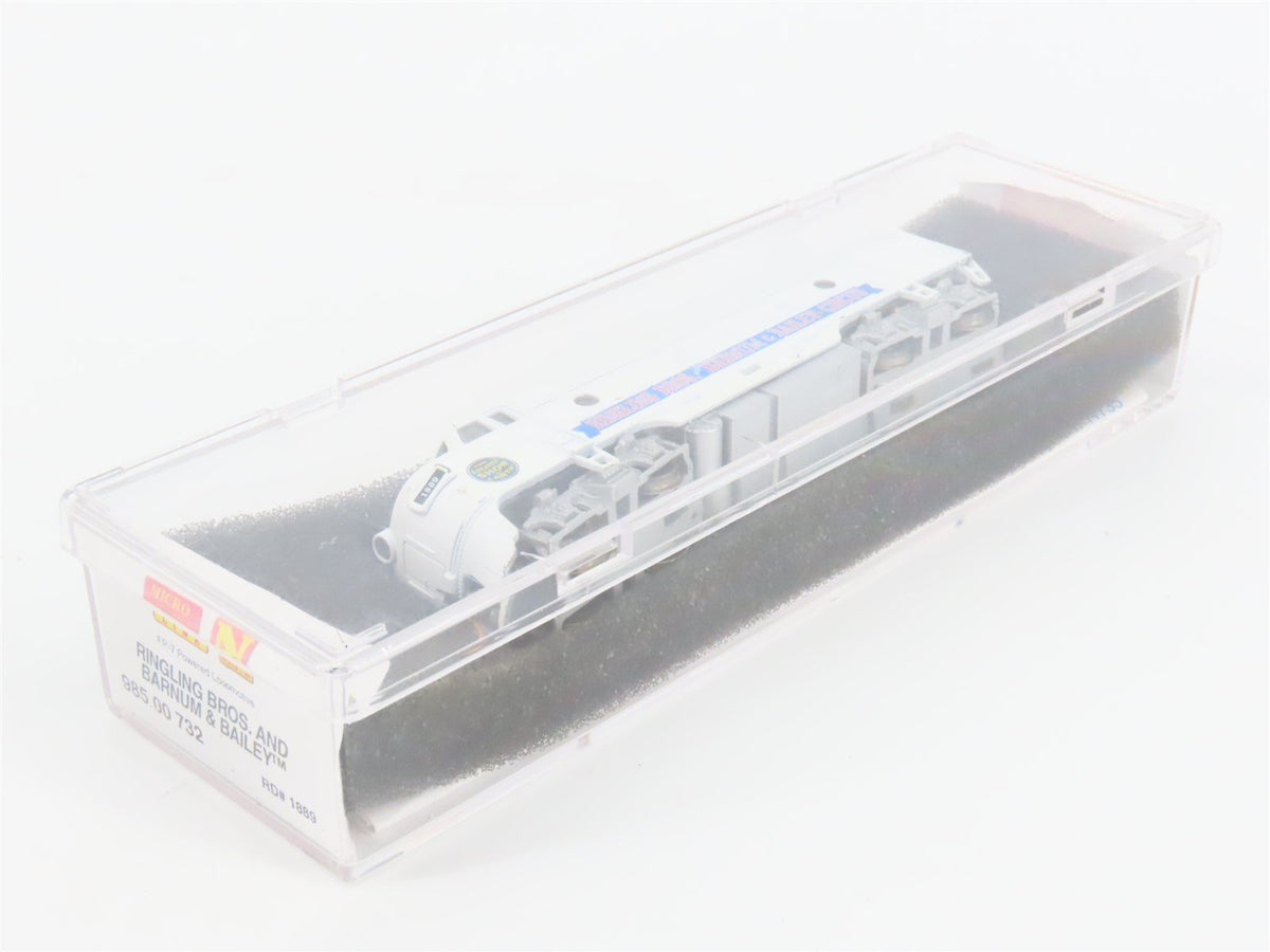 N Micro-Trains MTL / Model Power 98500732 Ringling Bros. Circus FP7 Diesel #7889