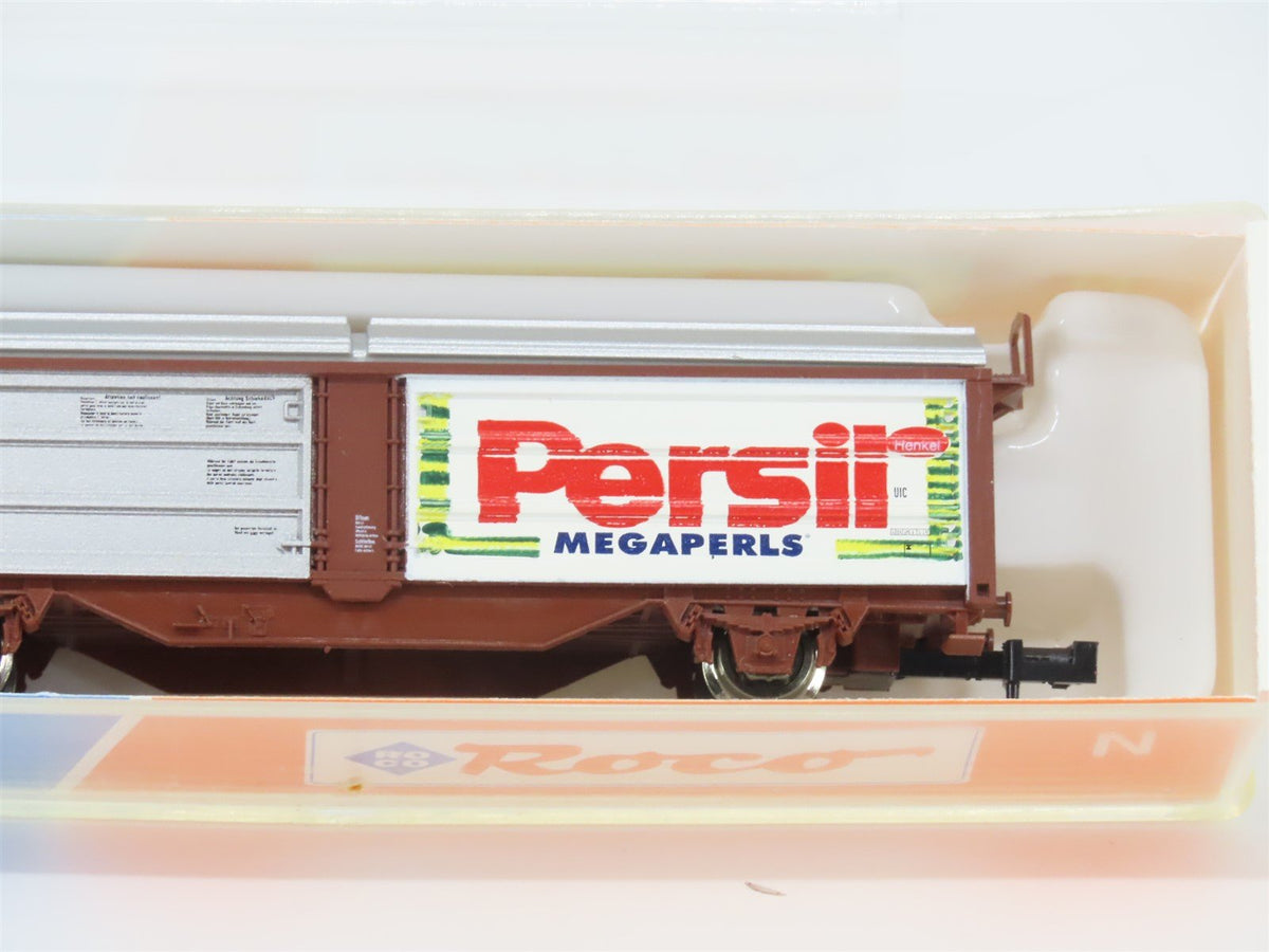 N Scale Roco 25448 DB Deutsche Bahn Persil Megaperls Sliding Wall Wagon