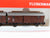 N Fleischmann 830681 OBB Austrian Federal Leig Wageneinheit Double Boxcar wLight