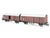 N Fleischmann 830681 OBB Austrian Federal Leig Wageneinheit Double Boxcar wLight