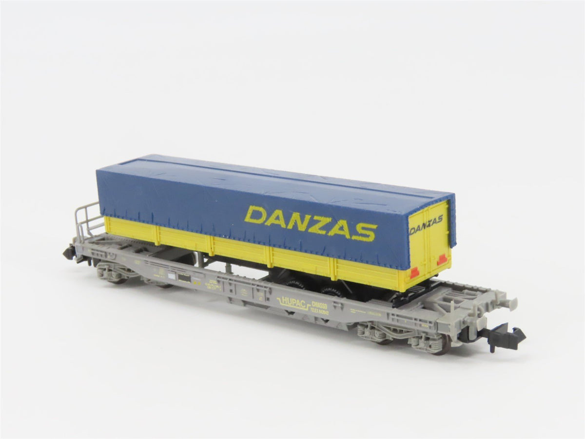 N Scale Roco 25152 HUPAC Danzas Container Carrier Wagon