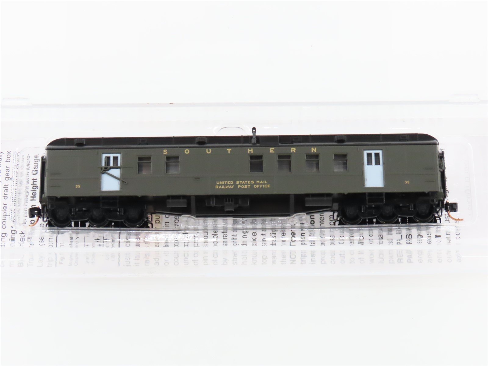 N Scale Micro-Trains MTL 14000330 Southern Railway HW RPO Passenger #35