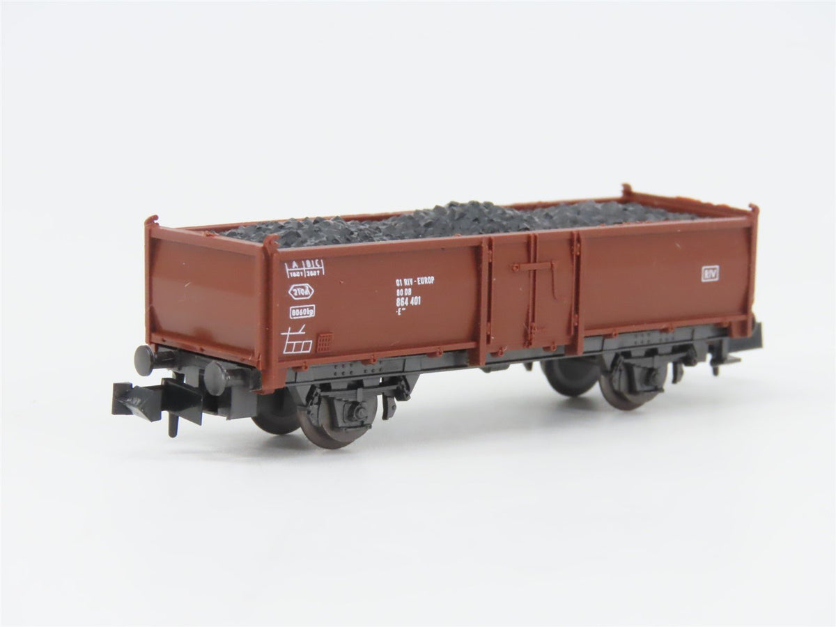 N Scale Roco 25026 DB Deutsche Bahn Open Goods Wagon w/ Coal Load