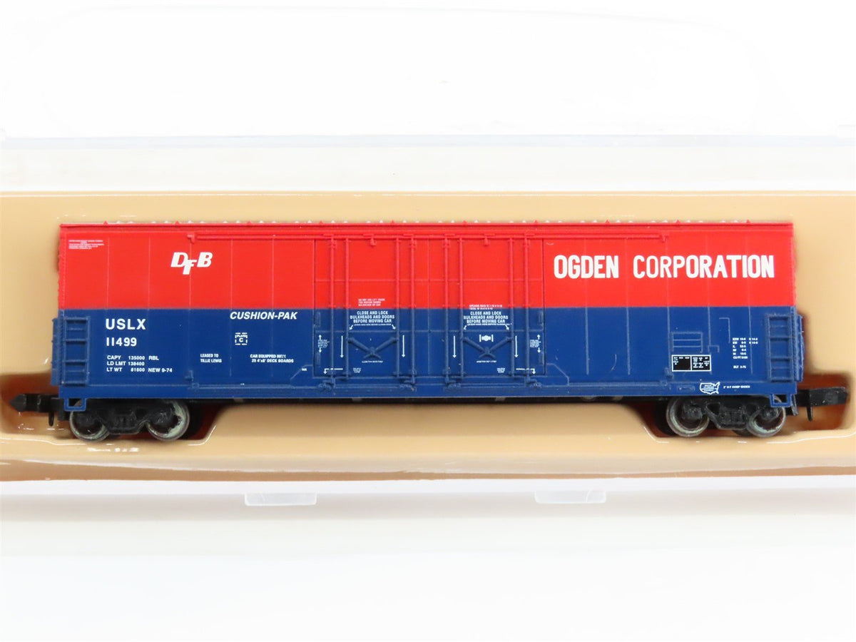 N Scale Atlas 31101 USLX Ogden Corporation Evans Double Plug Door Box Car #11499