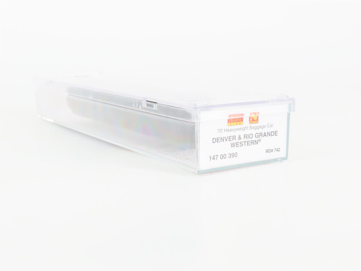N Micro-Trains MTL 14700390 D&amp;RGW Rio Grande Heavyweight Baggage Passenger 742