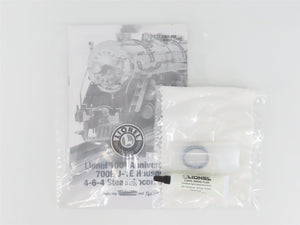 O Gauge 3-Rail Lionel 6-28062 100th Anniversery Gold 700E Hudson Steam wDisplay