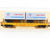 N Atlas 37461 UP Union Pacific Piggyback Flat Car #53002 w/ 2-24' Trailers