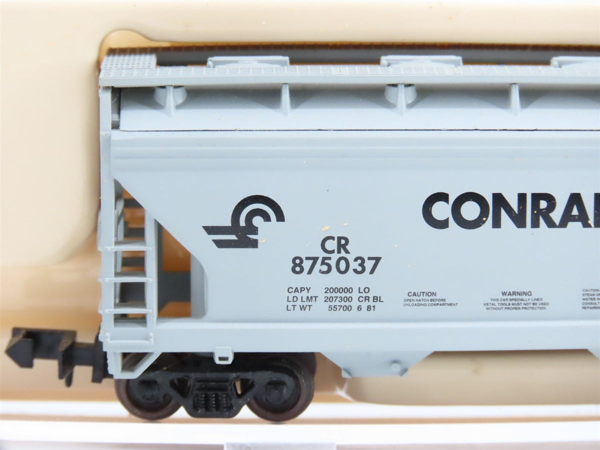 N Scale Atlas 39141 CR Conrail 2-Bay Centerflow Hopper #875037