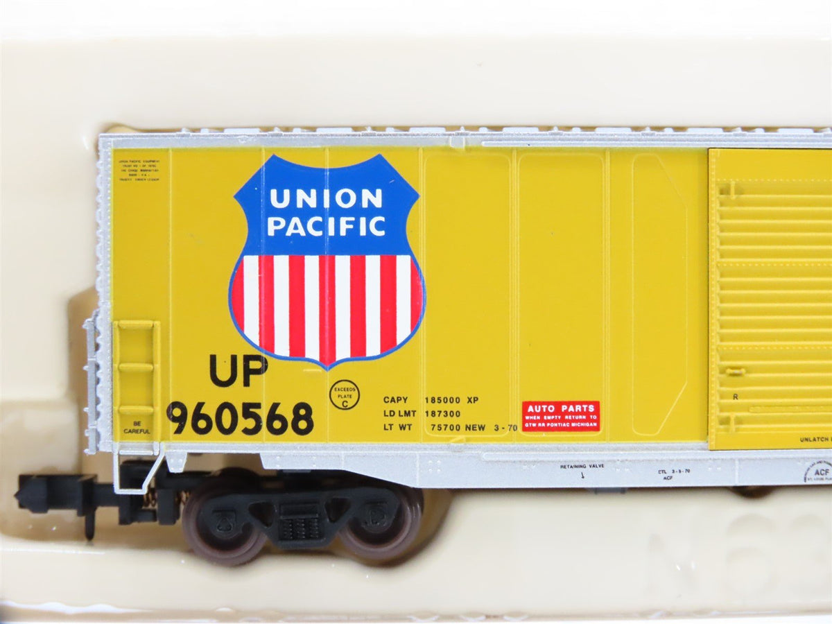 N Scale Atlas 36862 UP &quot;Automated Railway&quot; 60&#39; Double Door Box Car #960568