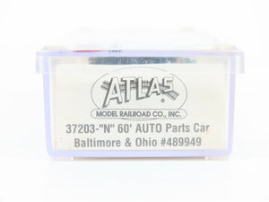 N Scale Atlas 37203 B&O Baltimore & Ohio 60' Auto Parts Box Car #489949