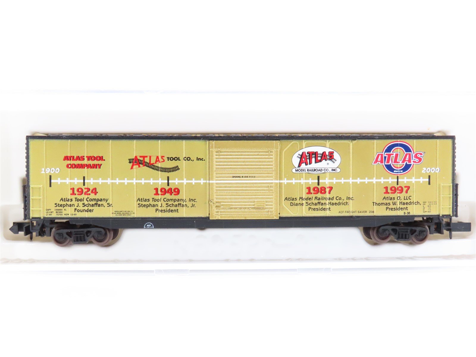 N Scale Atlas 1021 Atlas 50th Anniversary Edition 60' Auto Parts Box Car