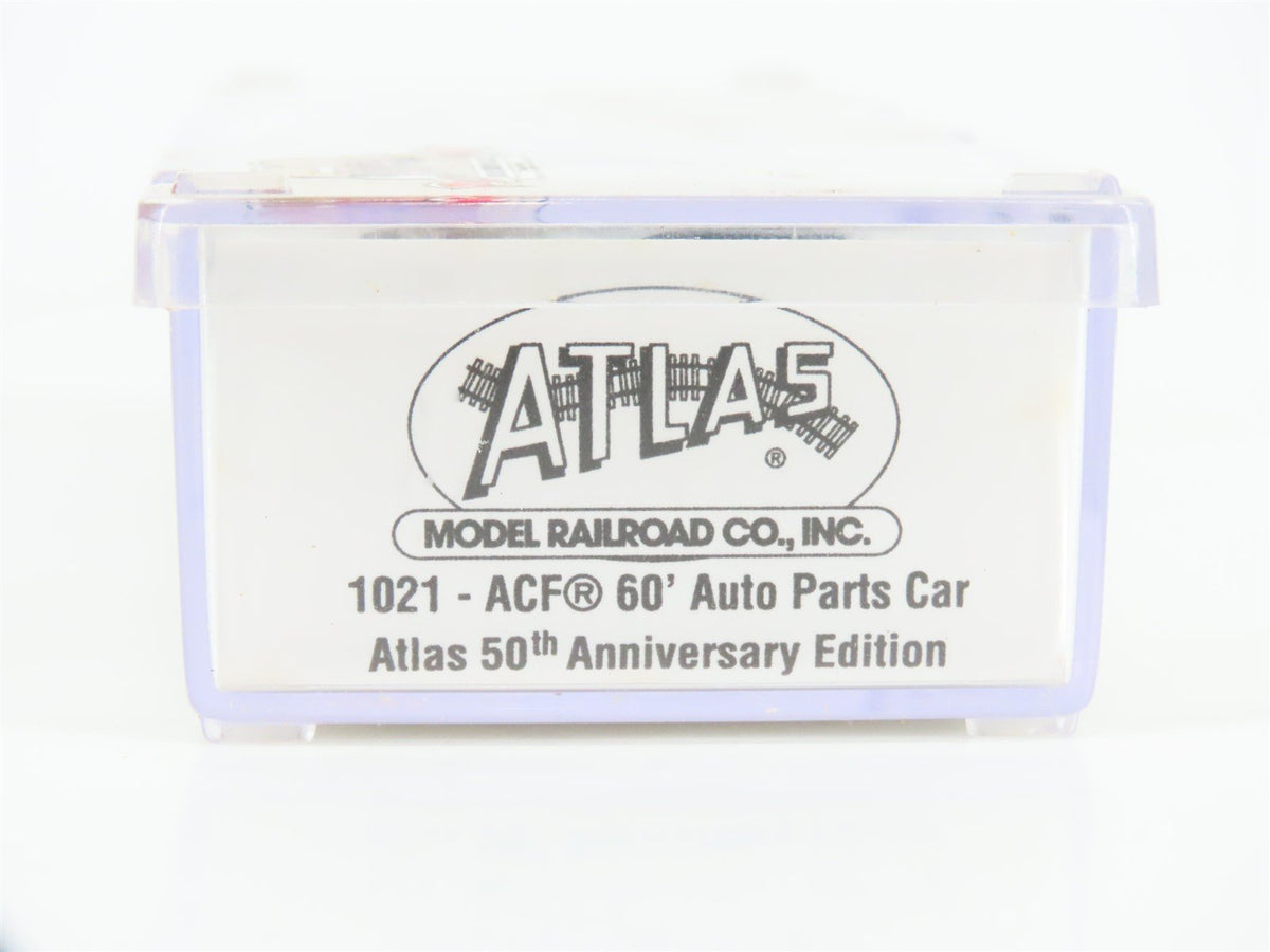 N Scale Atlas 1021 Atlas 50th Anniversary Edition 60&#39; Auto Parts Box Car