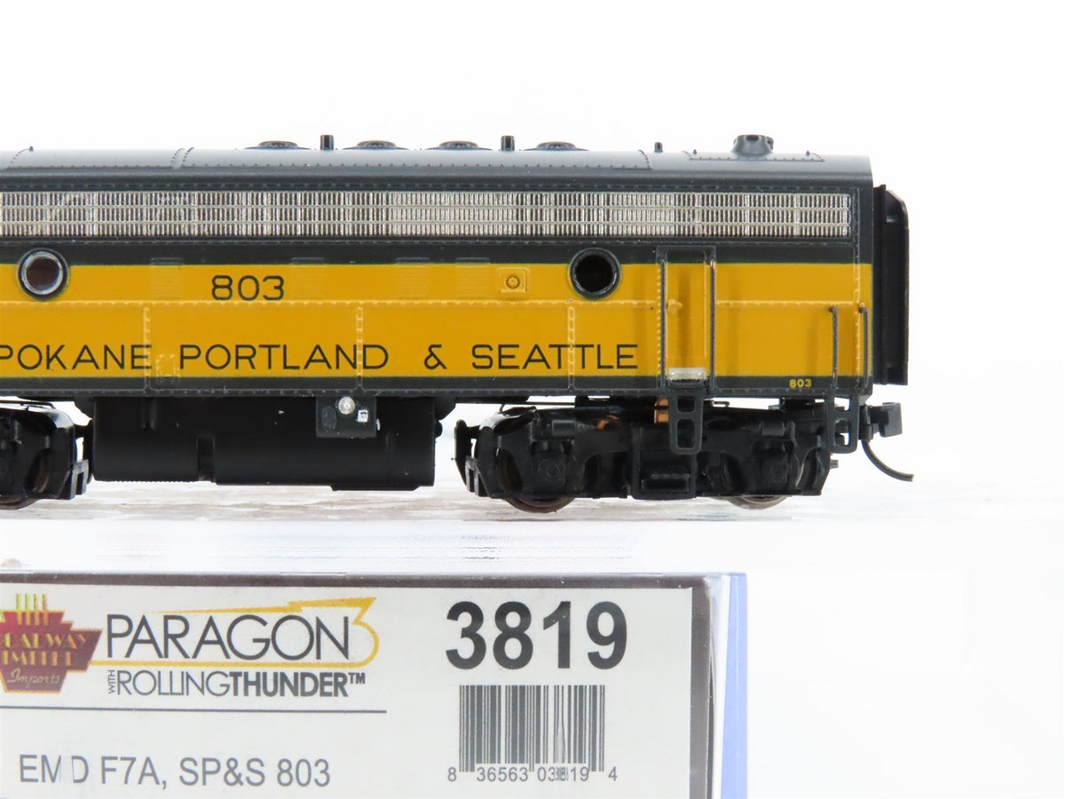 N Scale Broadway Limited BLI 3819 SP&amp;S Railway F7A Diesel Loco #803 wDCC &amp; Sound
