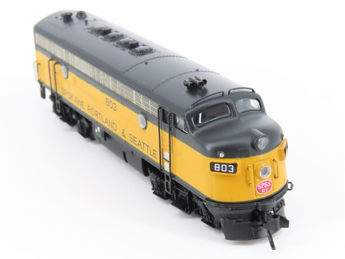 N Scale Broadway Limited BLI 3819 SP&amp;S Railway F7A Diesel Loco #803 wDCC &amp; Sound