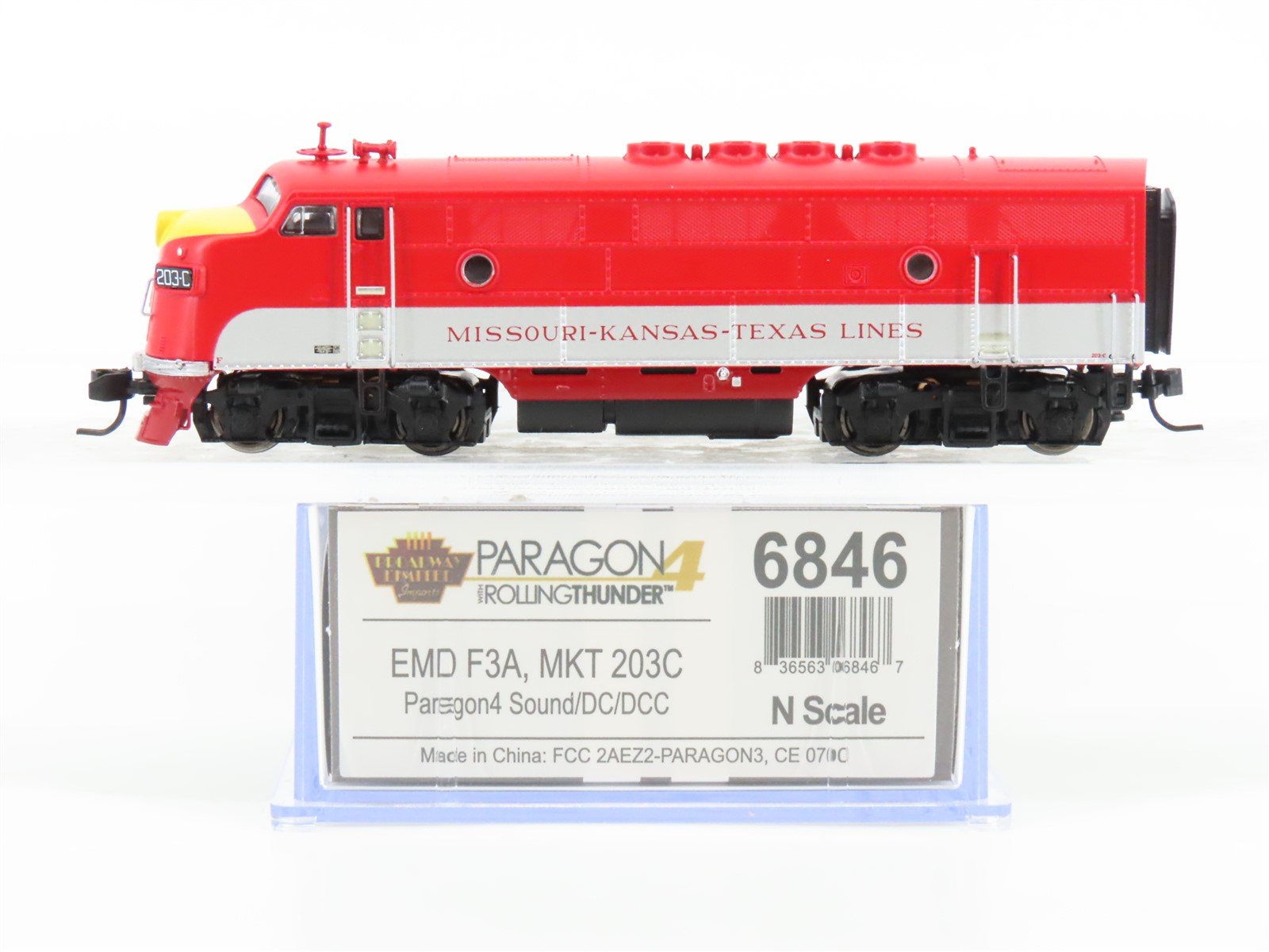 N Broadway Limited BLI 6846 MKT Railway F3A Diesel #203-C wDCC & Sound