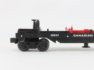 O Gauge 3-Rail Lionel 6-36843 CP Canadian Pacific Log Dump Car #36843