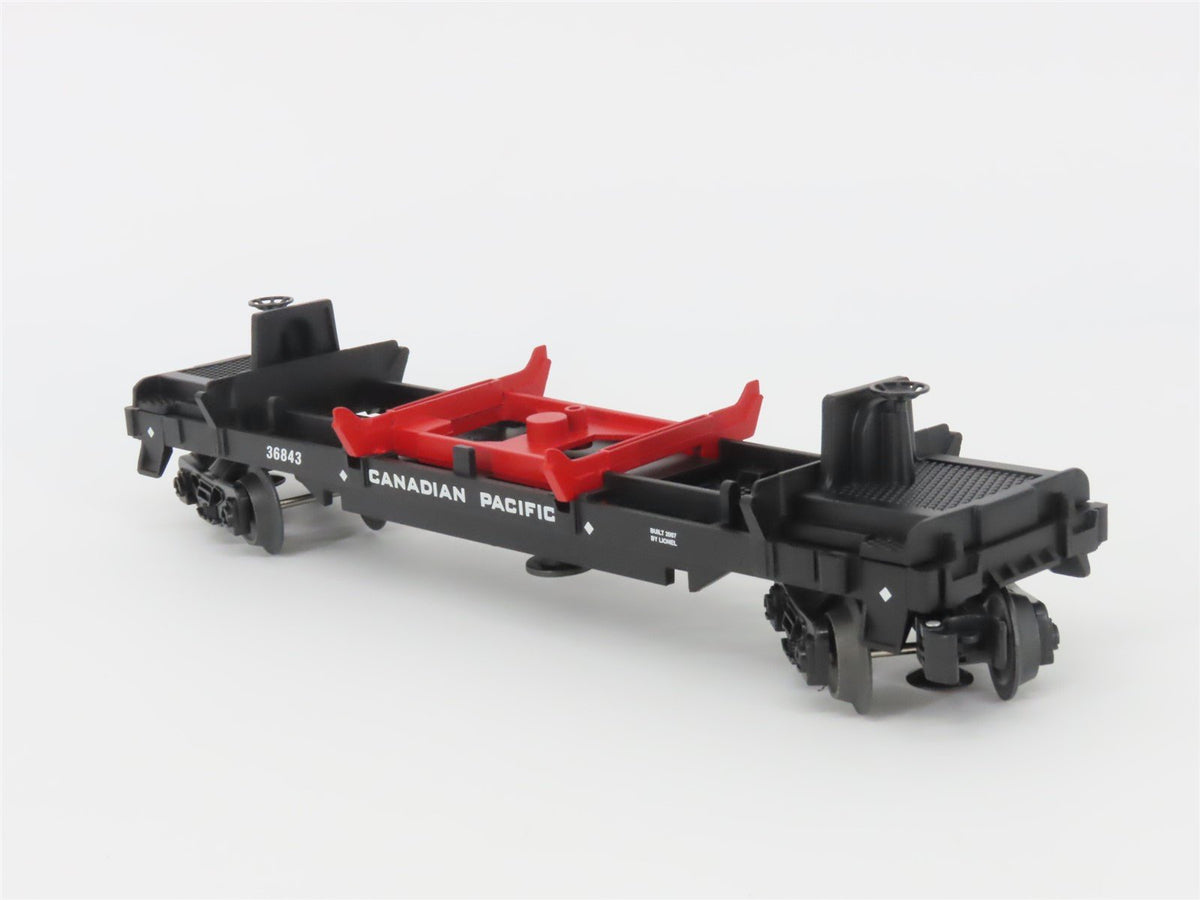 O Gauge 3-Rail Lionel 6-36843 CP Canadian Pacific Log Dump Car #36843