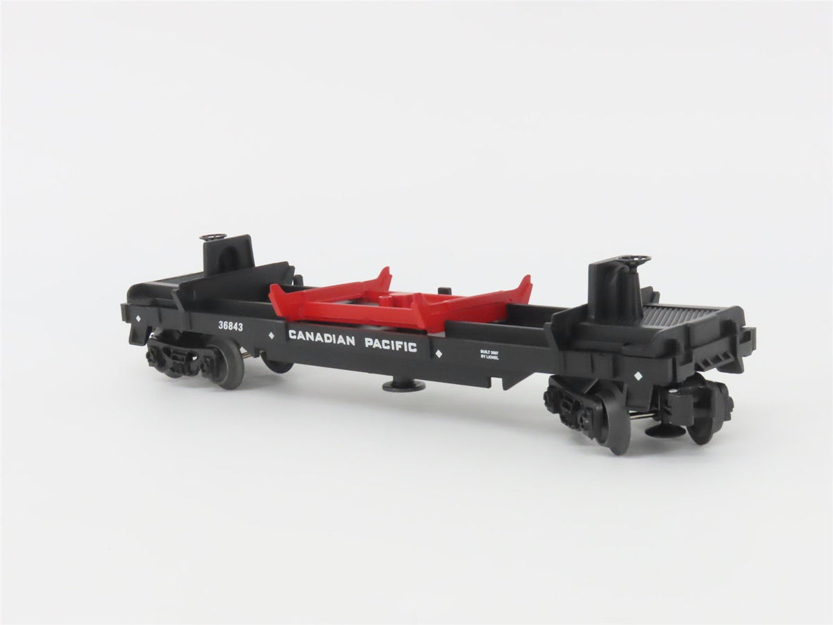 O Gauge 3-Rail Lionel 6-36843 CP Canadian Pacific Log Dump Car #36843