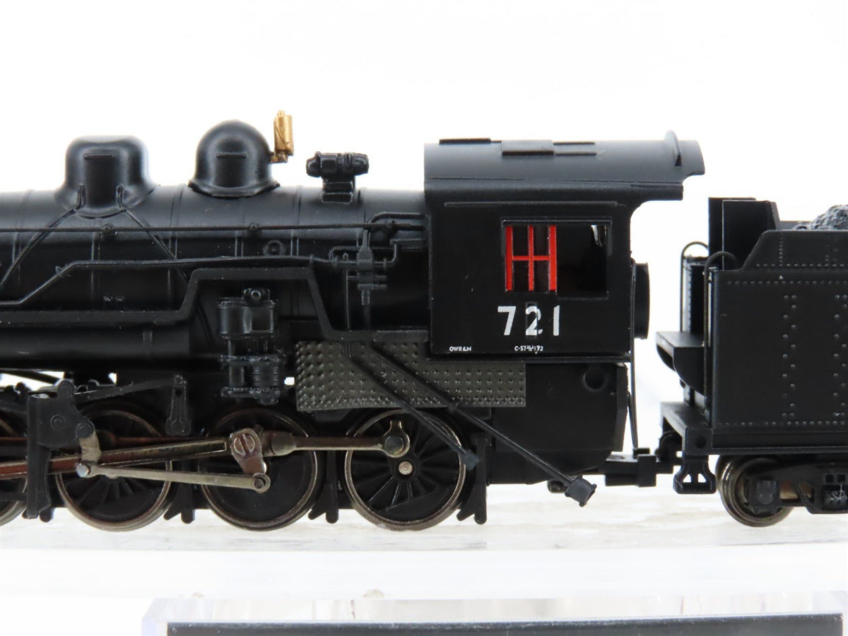 N Scale Bachmann 81153 UP Union Pacific 2-8-0 Steam Locomotive #721