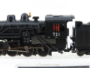 N Scale Bachmann 81153 UP Union Pacific 2-8-0 Steam Locomotive #721