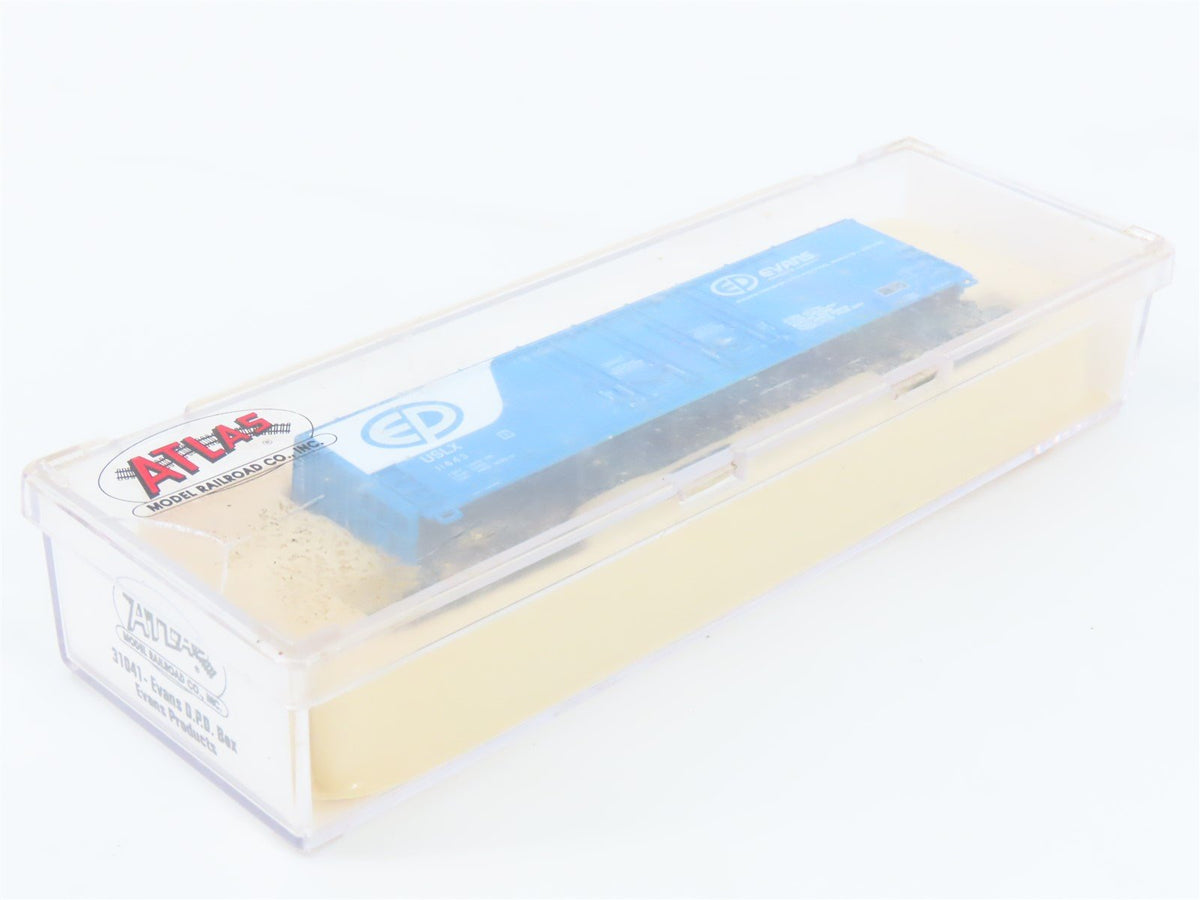 N Scale Atlas 31041 USLX Evans Products 60&#39; Double Plug Door Box Car #11643