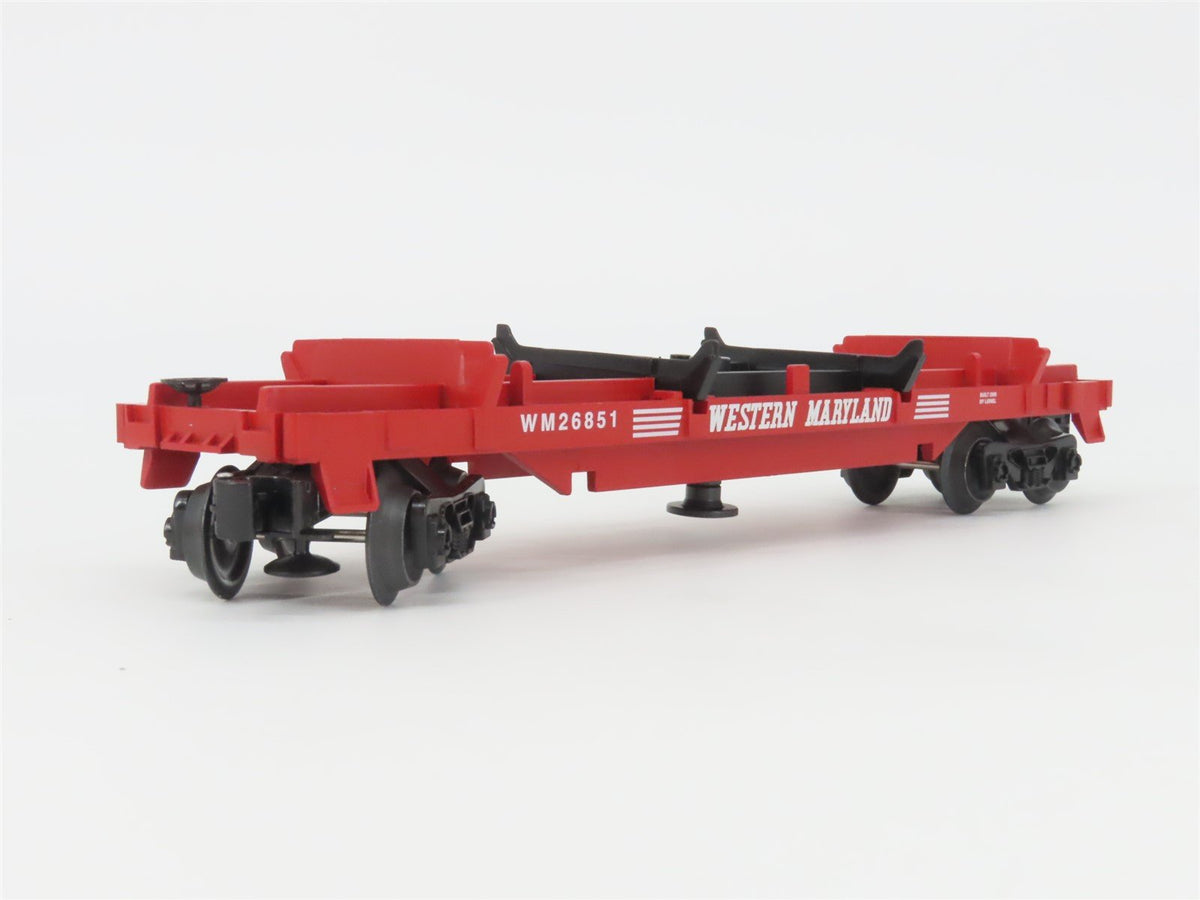 O Gauge 3-Rail Lionel 6-26851 WM Western Maryland Log Dump Car #26851