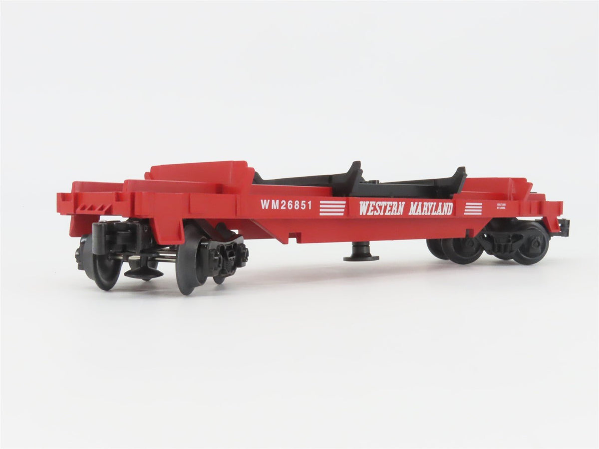 O Gauge 3-Rail Lionel 6-26851 WM Western Maryland Log Dump Car #26851