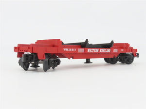 O Gauge 3-Rail Lionel 6-26851 WM Western Maryland Log Dump Car #26851