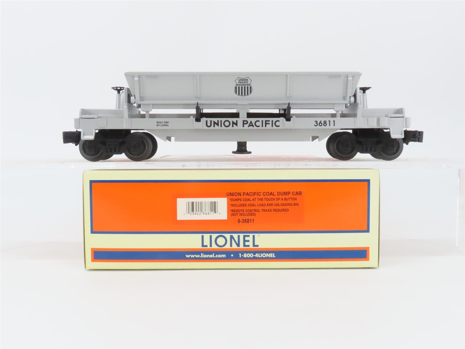 O Gauge 3-Rail Lionel 6-36811 UP Union Pacific Coal Dump Car #36811