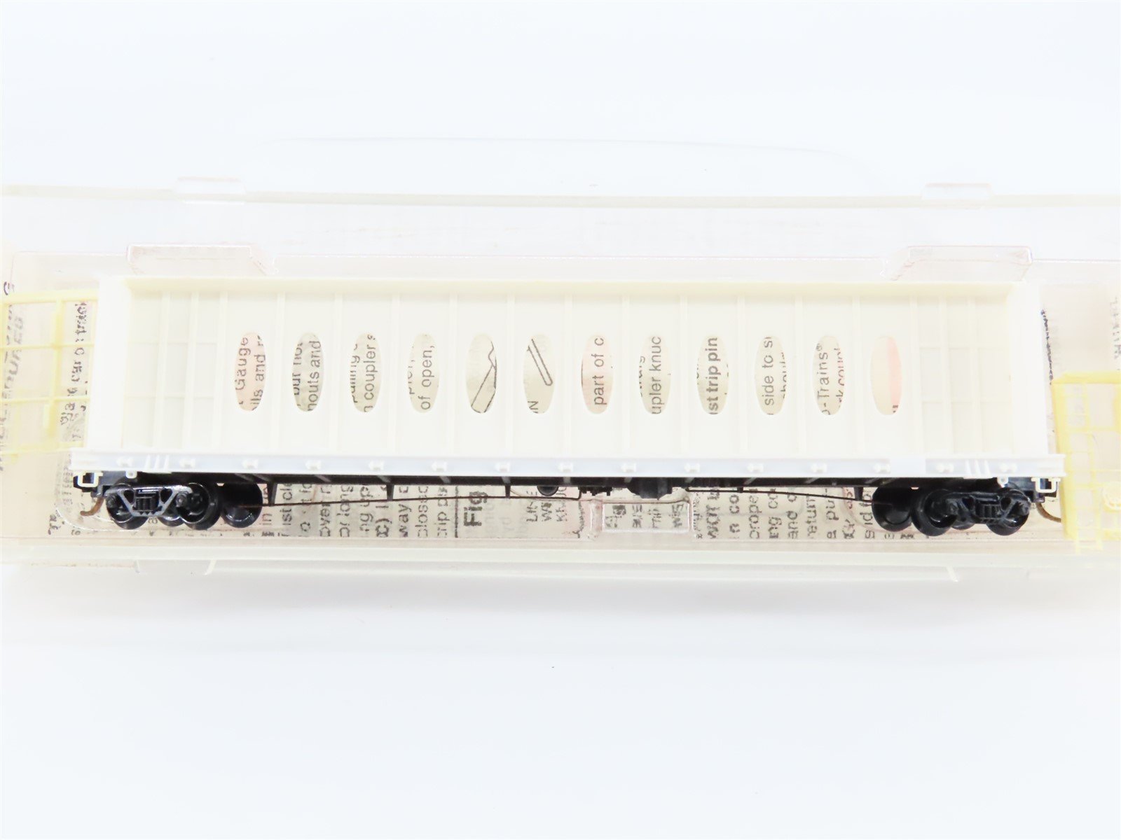 N Scale Micro-Trains MTL 53000 Undecorated Thrall Centerbeam Flat Car