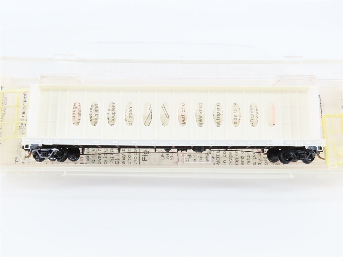 N Scale Micro-Trains MTL 53000 Undecorated Thrall Centerbeam Flat Car