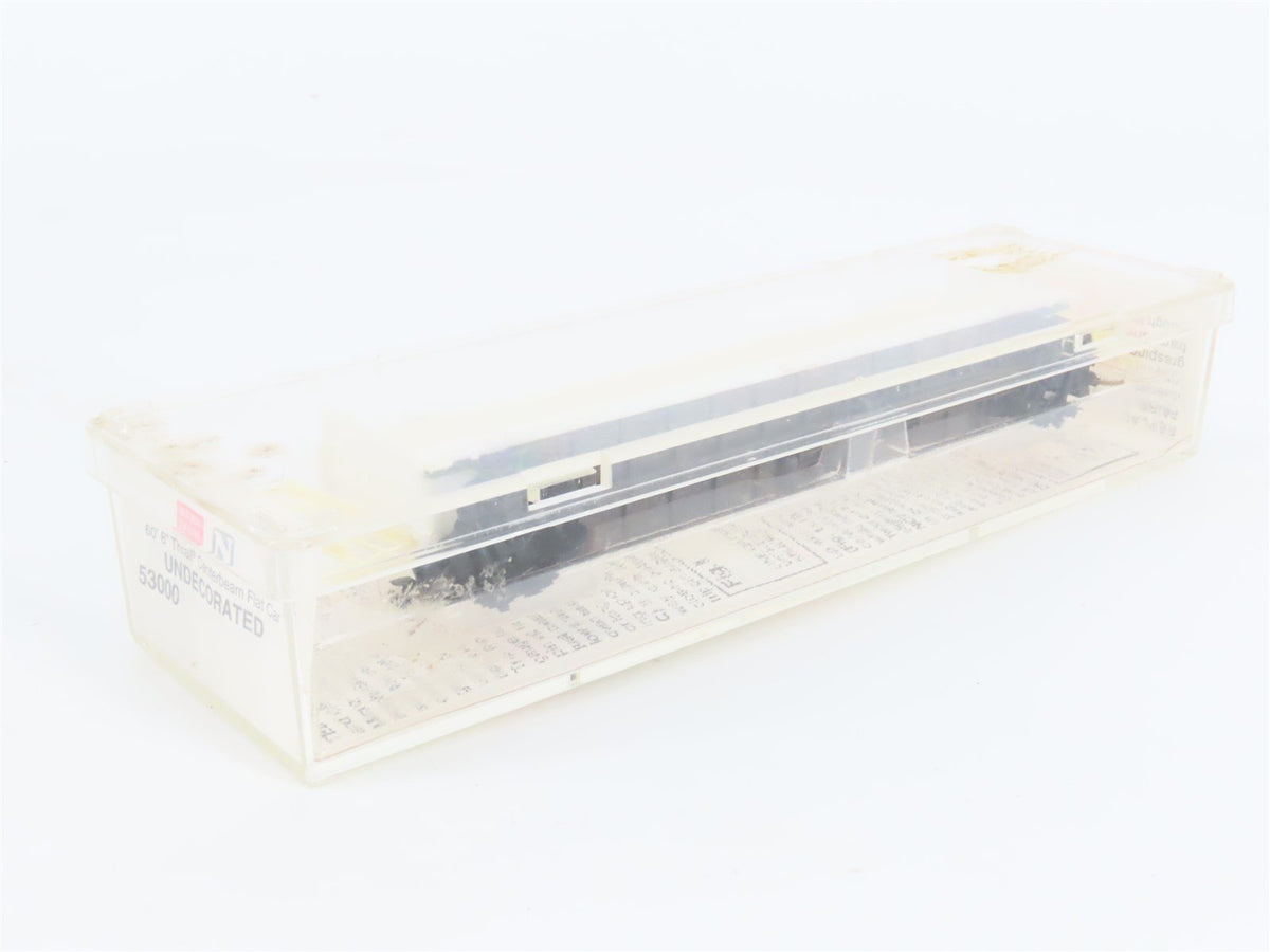 N Scale Micro-Trains MTL 53000 Undecorated Thrall Centerbeam Flat Car