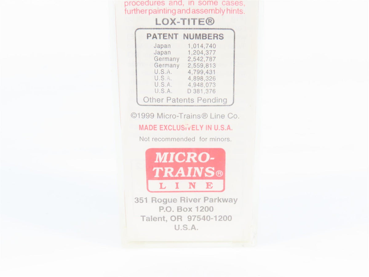 N Scale Micro-Trains MTL 53000 Undecorated Thrall Centerbeam Flat Car
