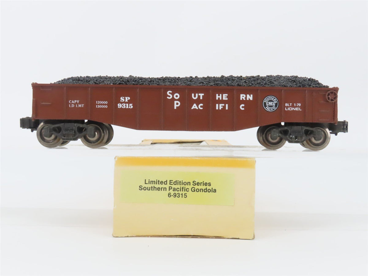 O Gauge 3-Rail Lionel 6-9315 SP Southern Pacific Gondola #9315 w/ Custom Load
