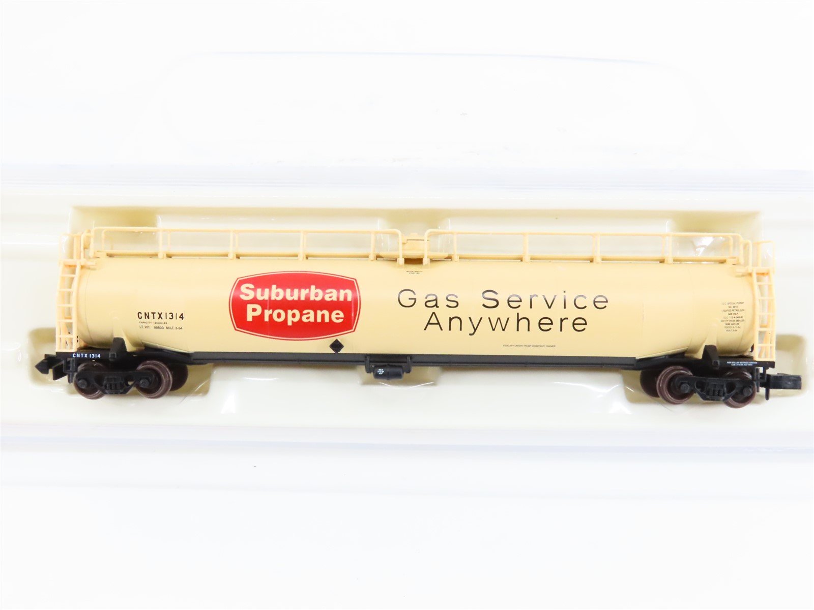 N Scale Atlas 37032 CNTX Suburban Propane 33K Gallon Tank Car #1314