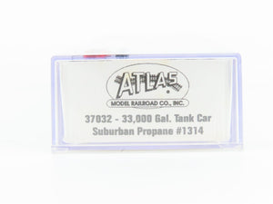 N Scale Atlas 37032 CNTX Suburban Propane 33K Gallon Tank Car #1314