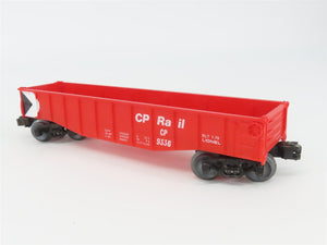 O Gauge 3-Rail Lionel 6-9336 CP Rail Gondola #9336 w/ Custom Load