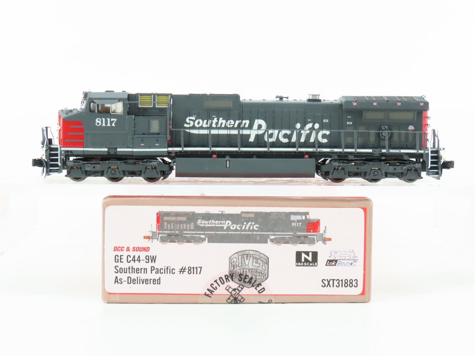 N Scaletrains.com SXT31883 SP Southern Pacific C44-9W Diesel #8117 wDCC & Sound