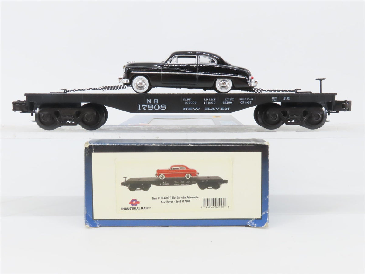 O Gauge 3-Rail Atlas 1004203-1 NH New Haven Flat Car #17808 w/ Automobile