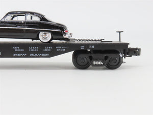O Gauge 3-Rail Atlas 1004203-1 NH New Haven Flat Car #17808 w/ Automobile