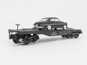 O Gauge 3-Rail Atlas 1004203-1 NH New Haven Flat Car #17808 w/ Automobile
