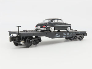 O Gauge 3-Rail Atlas 1004203-1 NH New Haven Flat Car #17808 w/ Automobile