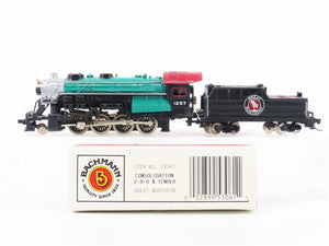 N Scale Bachmann 53061 GN Great Northern 2-8-0 Steam Locomotive #1257