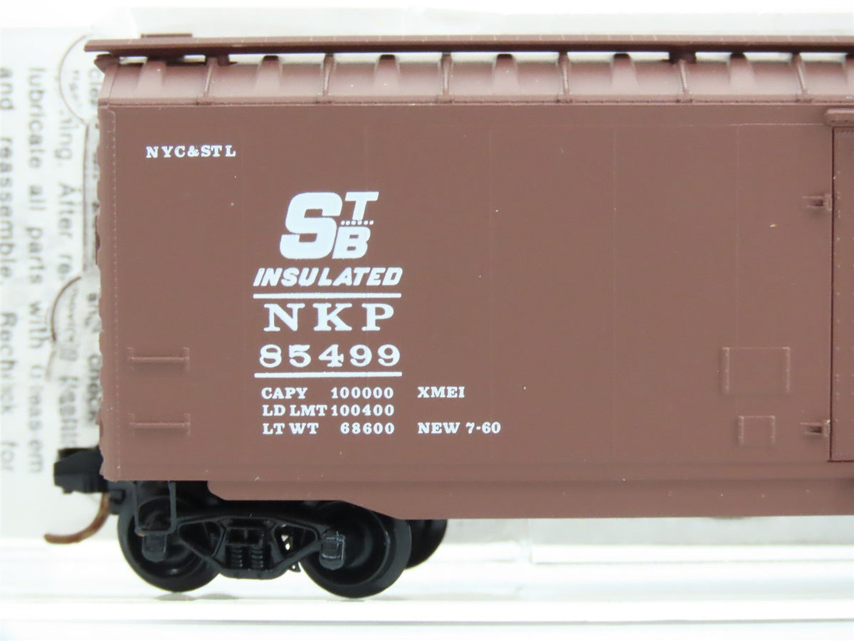 N Scale Micro-Trains MTL 32080 NYC&amp;StL NKP Nickel Plate Road 50&#39; P Boxcar #85499