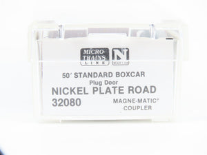 N Scale Micro-Trains MTL 32080 NYC&StL NKP Nickel Plate Road 50' P Boxcar #85499