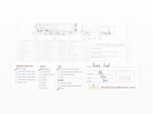 N Scale Model Power 7404 Undecorated 4-6-2 Steam Locomotive