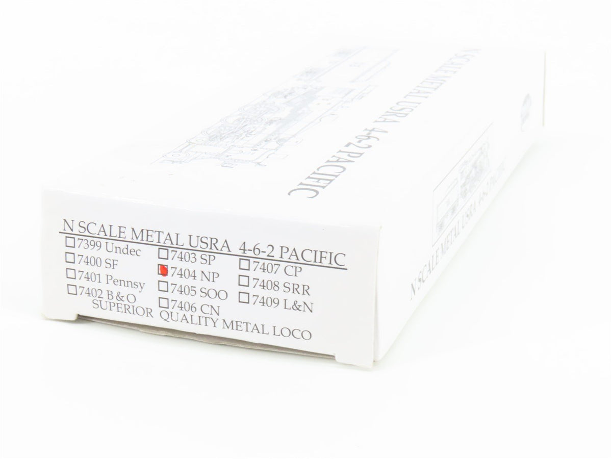 N Scale Model Power 7404 Undecorated 4-6-2 Steam Locomotive